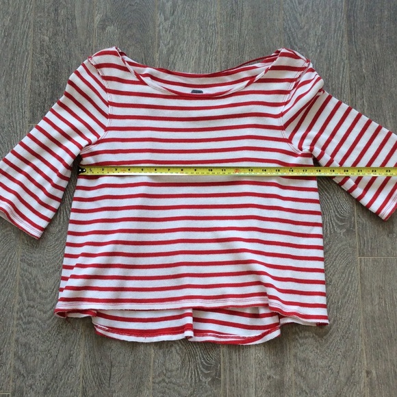 Free People striped thermal pleated shirt - Picture 5 of 8